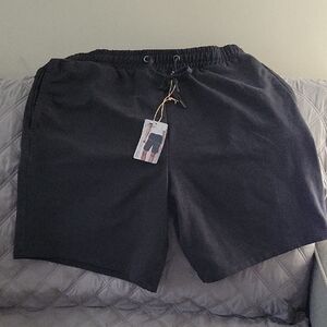 Black Men’s Hybrid Lounge Shorts